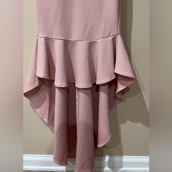 Selfie Leslie Ruffled Blush MIDI Dress - Picture 5 of 6